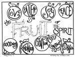 Fruit of the Spirit Coloring Pages