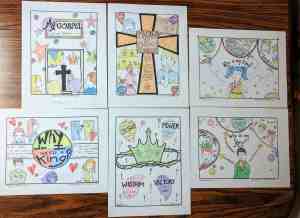 Kids Bible Coloring Pages - Jesus is My King