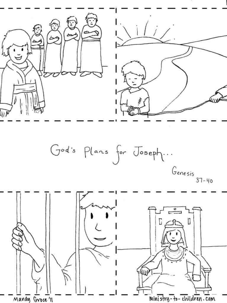 Christian Coloring Pages - Bible Story