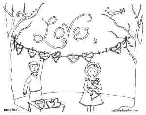 Bible Coloring Pages about Love
