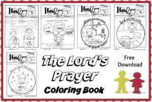 The Lord's Prayer Coloring Pages for Kids